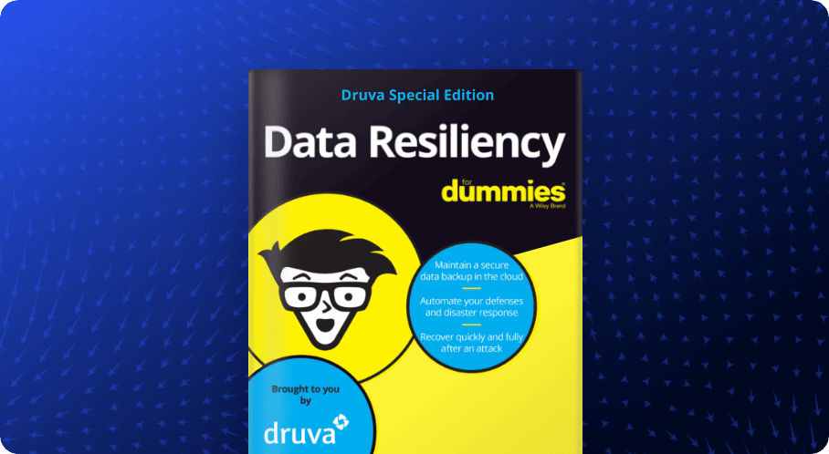 Data Resiliency For Dummies, Druva Special Edition