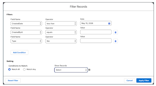filter search results