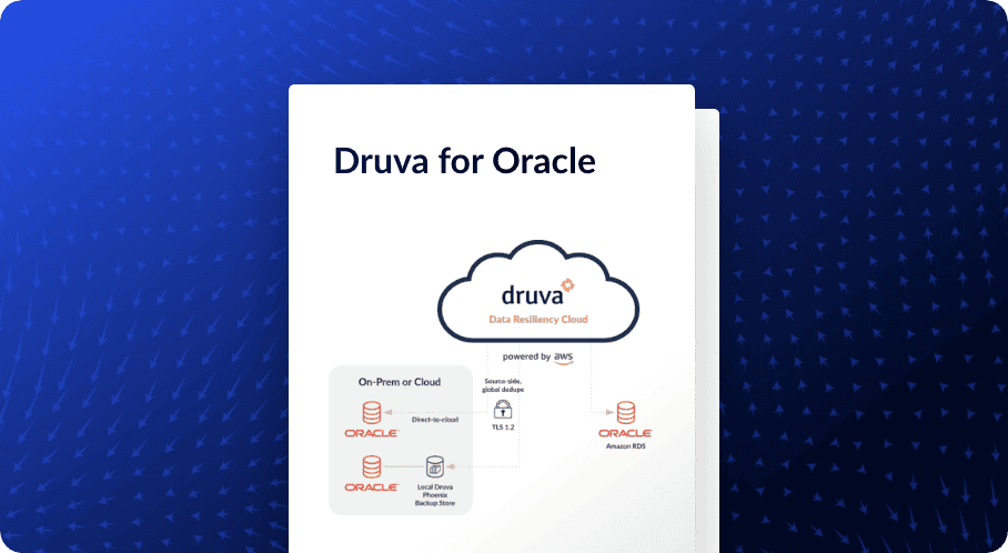 Empower DBAs with Druva for Oracle