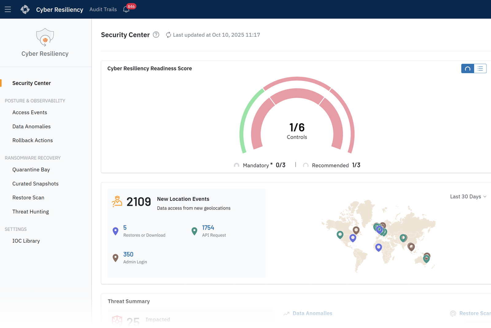 security center screenshot