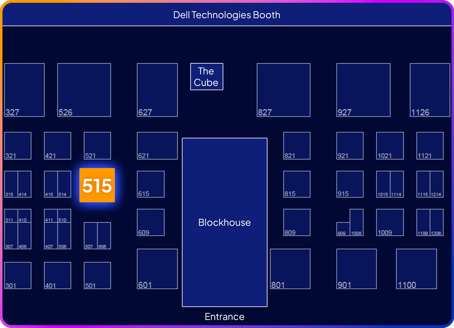 dell tech world floor plan