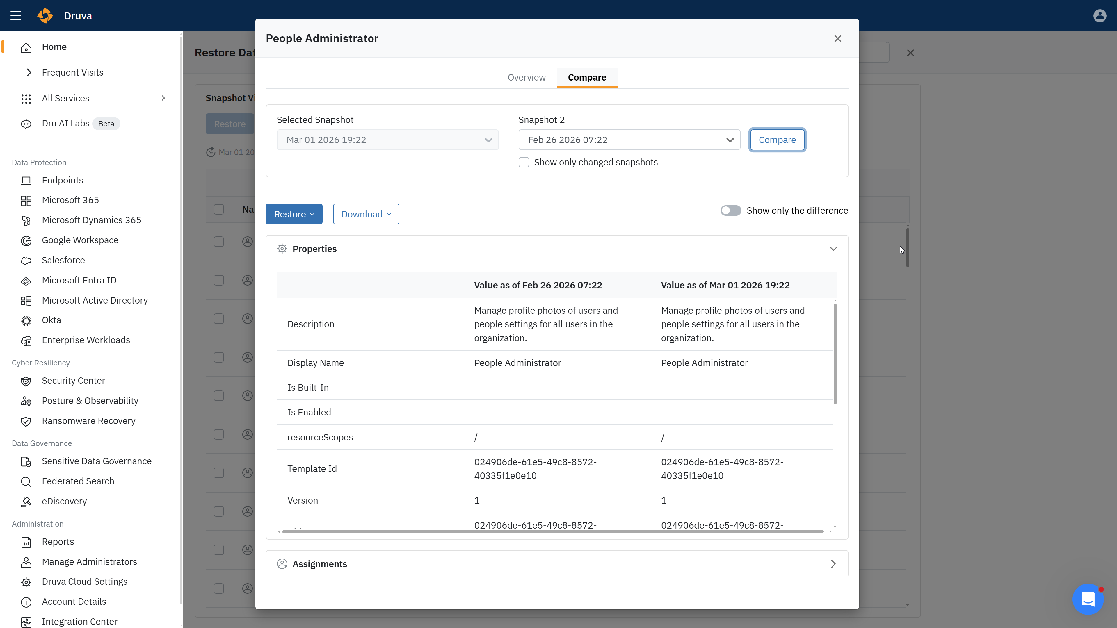 identity resilience screenshot