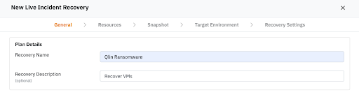live incident recovery