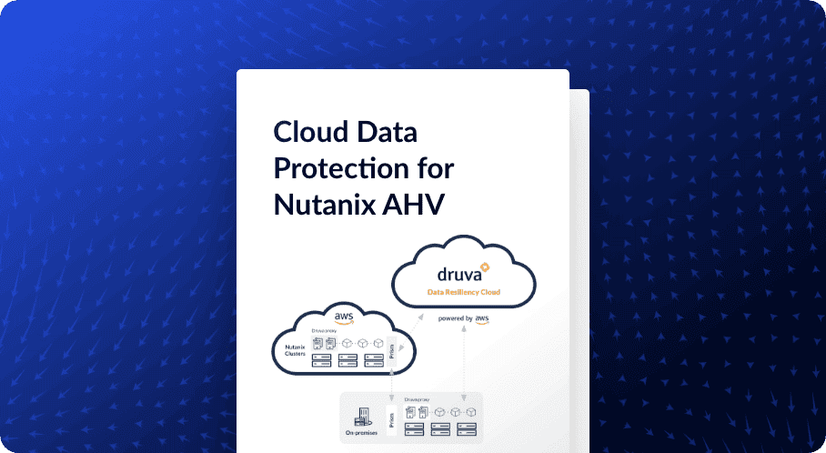 Cloud Data Protection for Nutanix AHV
