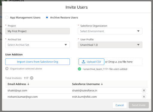 invitation-based controls