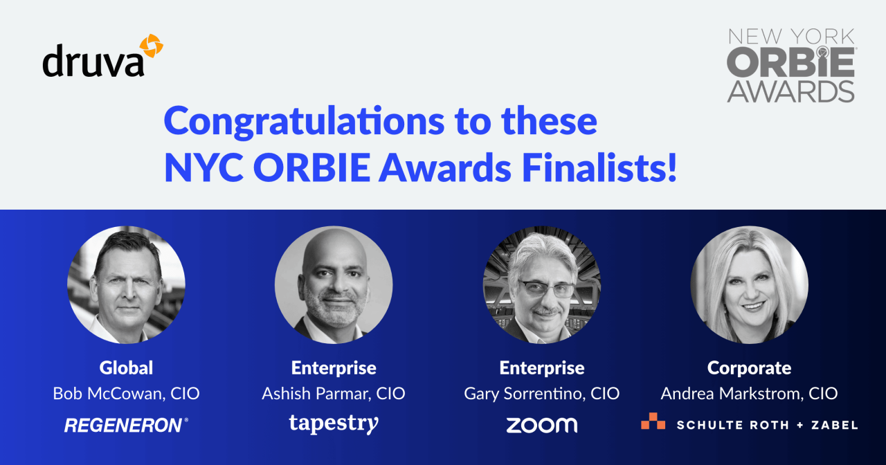 NYC ORBIE Awards Finalists