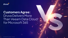 Customers Agree: Druva Delivers More Than Veeam Data Cloud for Microsoft 365