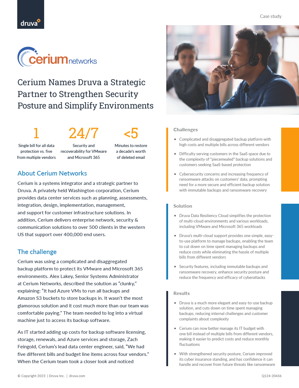 Cerium Names Druva a Strategic Partner to Strengthen Security Posture and Simplify Environments