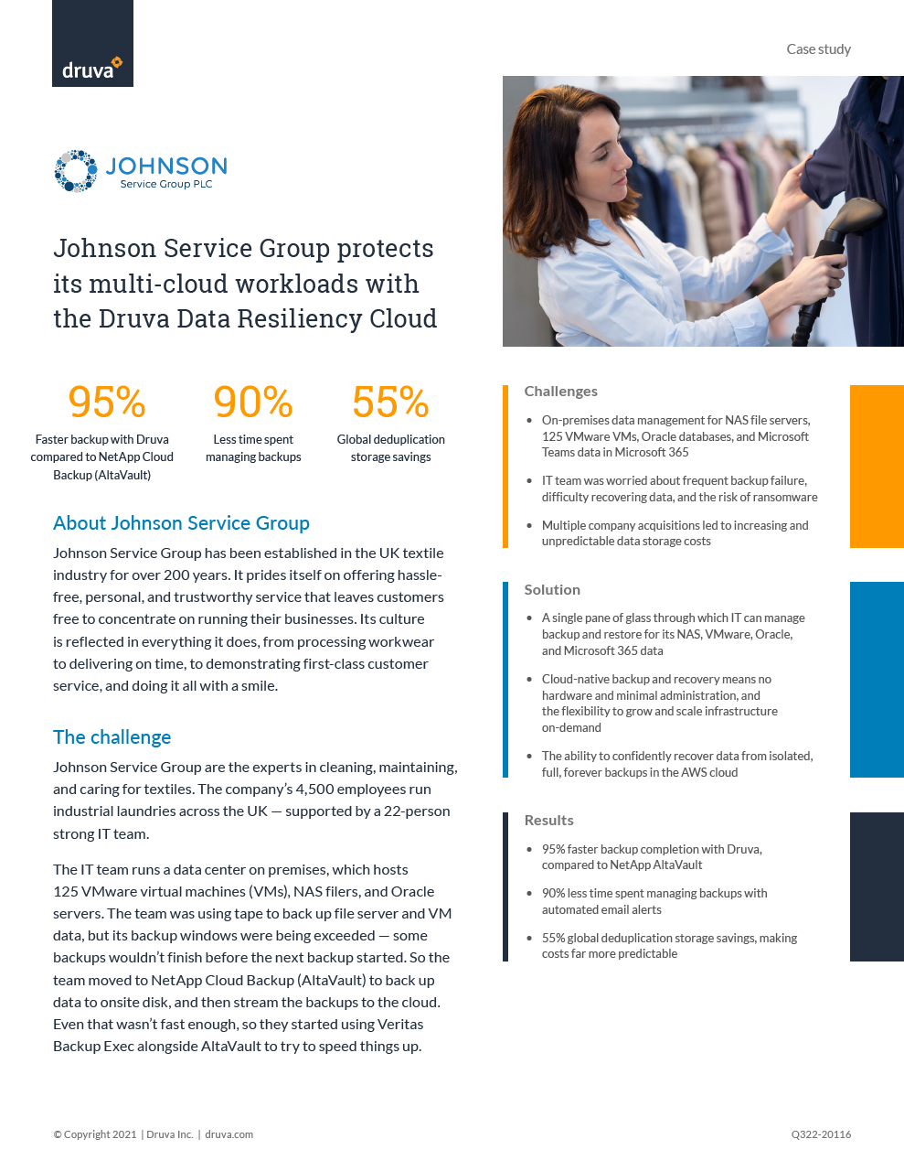 Johnson Service Group protects its multi-cloud workloads with the Druva Data Resiliency Cloud
