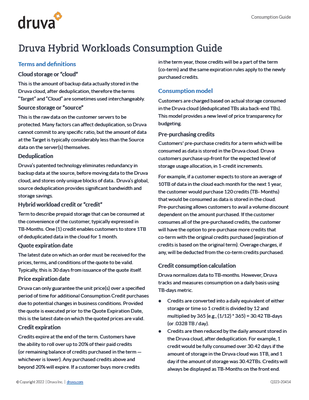 Druva Hybrid Workloads Consumption Guide