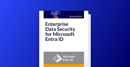 Enterprise Data Security for Microsoft Entra ID