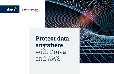 Protect data anywhere with Druva and AWS