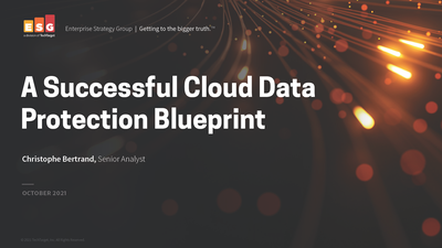 ESG: A Successful Cloud Data Protection Blueprint