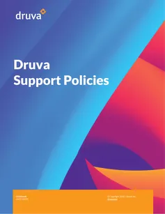 Druva Support Policies