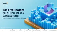 Top Five Reasons for Microsoft 365 Data Security