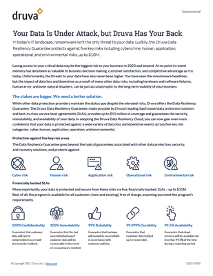 Your Data Is Under Attack, but Druva Has Your Back