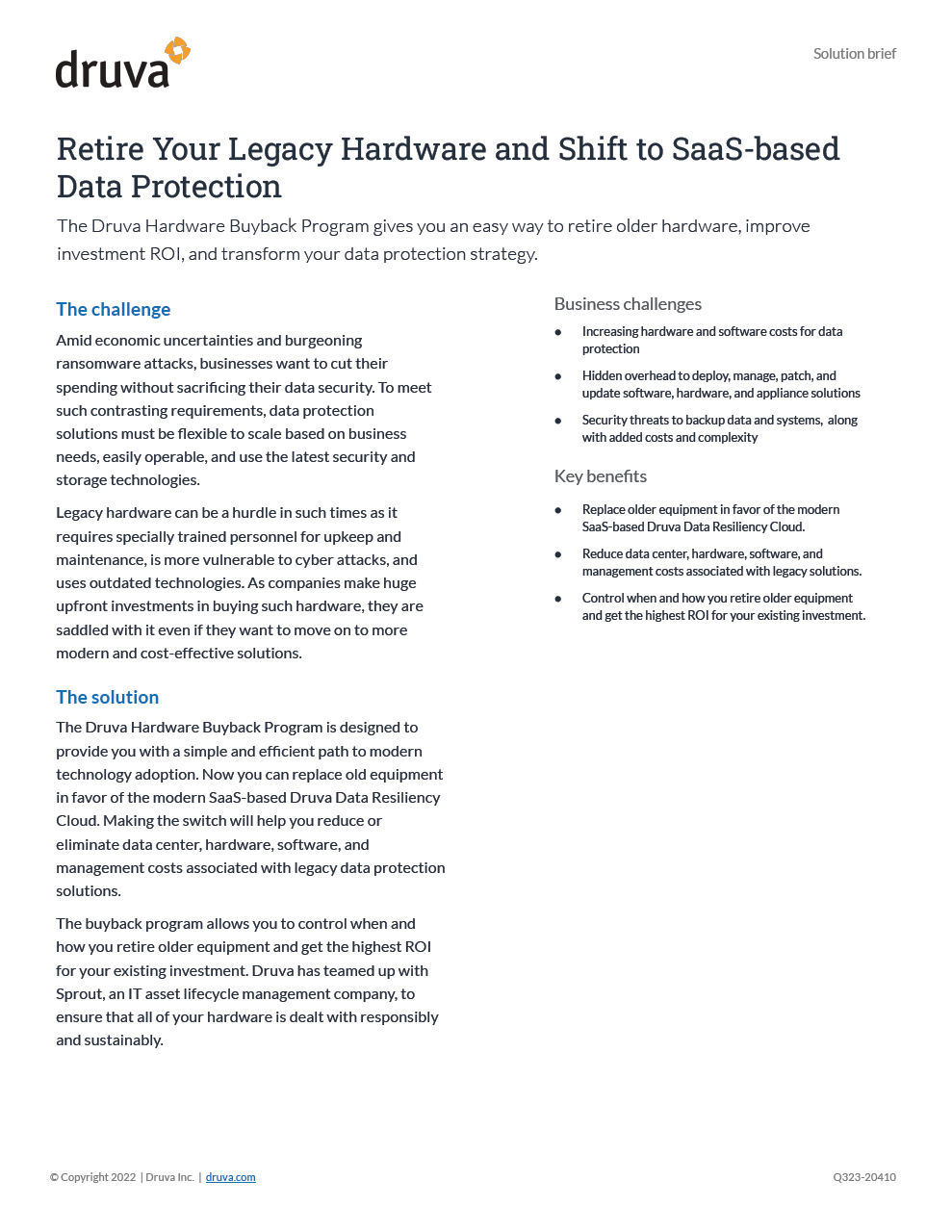 Retire Your Legacy Hardware and Shift to SaaS-based Data Protection