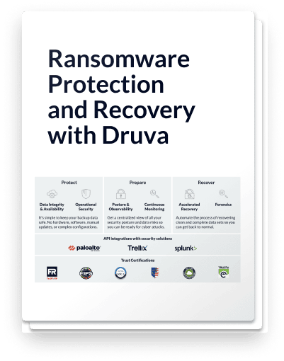 Ransomware Protection and Recovery with Druva