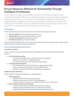 Druva's Resource-Efficient AI: Sustainability Through Intelligent Architecture