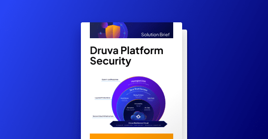 Druva Platform Security