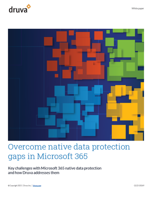 Overcome native data protection gaps in Microsoft 365