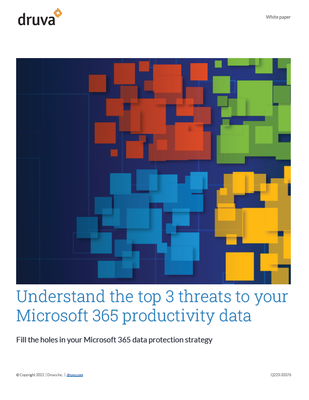 Understand the top 3 threats to your Microsoft 365 productivity data