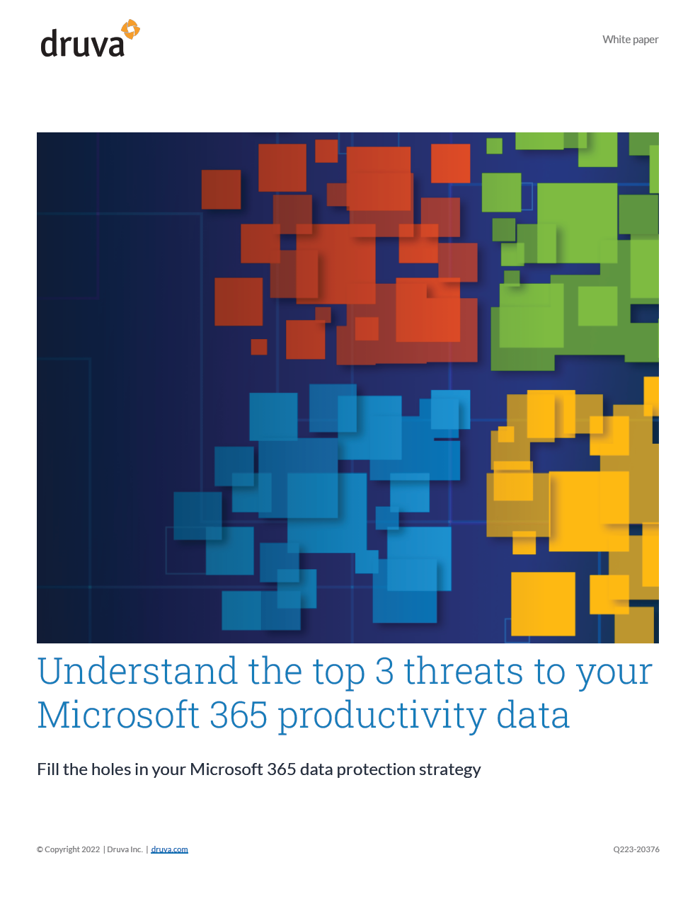 Understand the top 3 threats to your Microsoft 365 productivity data