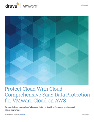 Comprehensive SaaS Data Protection for VMware Cloud on AWS