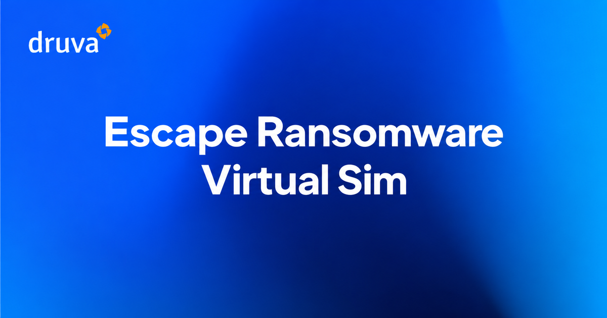 Escape Ransomware — Virtual Cyber Recovery Sim