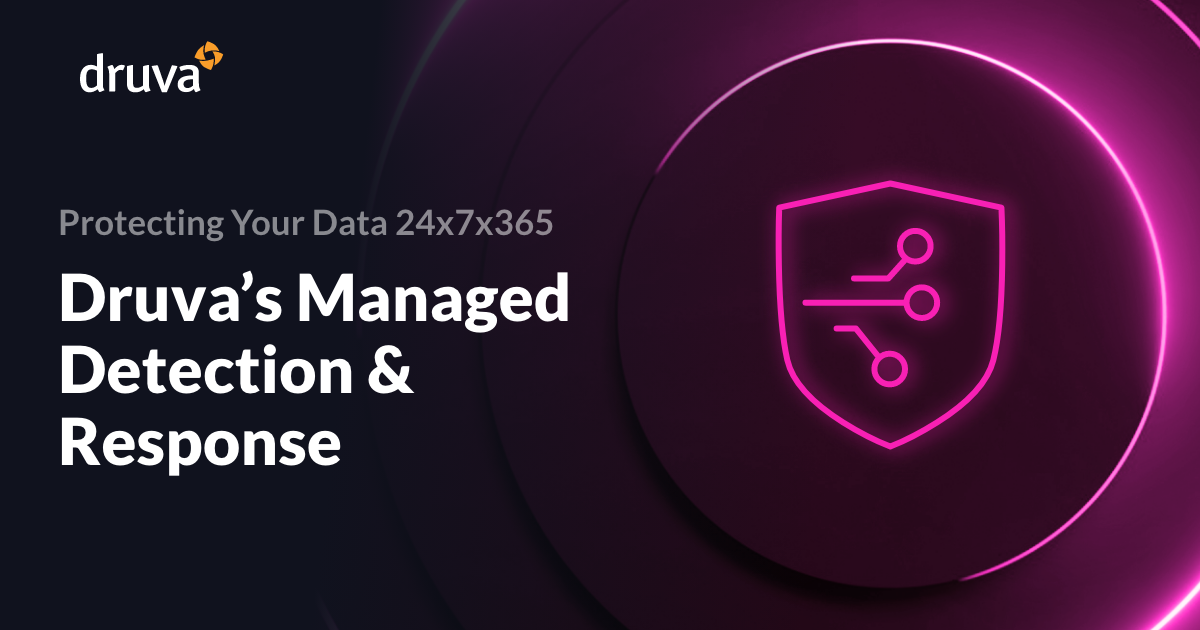 Druva’s Managed Data Detection & Response